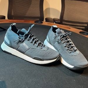 Dark Grey, Hugo Boss, Shoes, Size 11, WORN ONCE